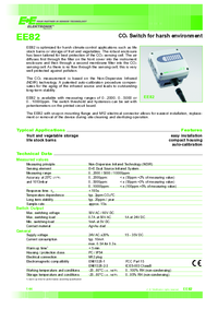 Thumbnail of document Data Sheet - EE82 CO2 Switch For Harsh Environment